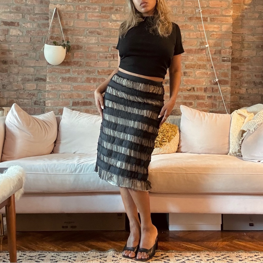 VINTAGE BLUMARINE SILK TULLE SKIRT